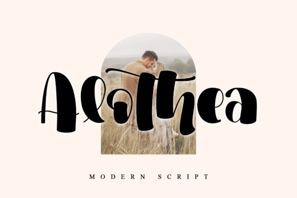 Alothea Script Font for Modern Brand Identity