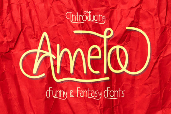 Amelo: A Refined Script Font for Editorial Elegance