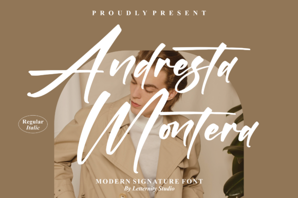 Andresta Montera Script Font for Digital Branding