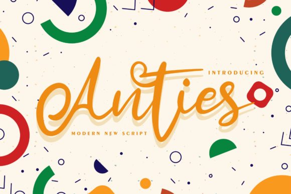 Anties: A Romantic Script Handwritten Font for Branding