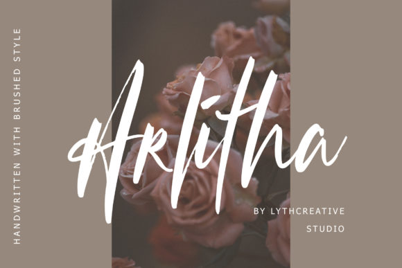 Arlitha: A Brushed Script Font for Urban Digital Branding