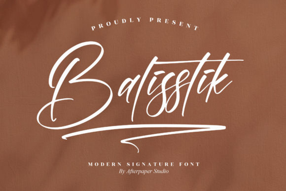 Balisstik: A Modern Signature Script Font for Editorial Warmth
