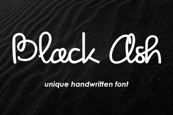 Black Ash Script Font for Elegant Campaign Design
