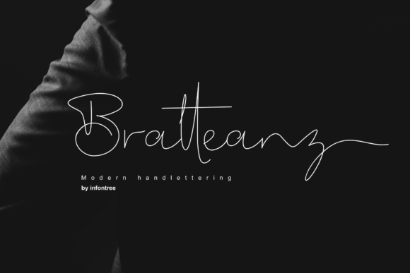 Bratteanz: A Delicate Script Font for Elegant Branding