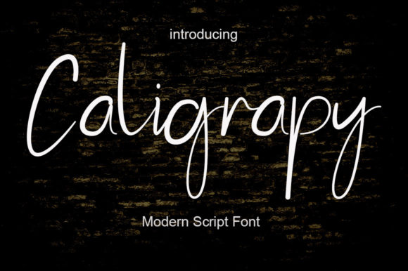Caligrapy: A Script Handwritten Font for Wedding Invitations and Brand Campaigns