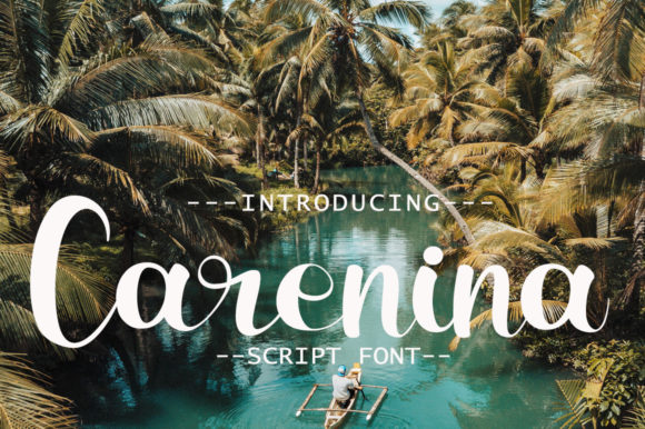 Carenina: A Handwritten Script Font for Elegant Editorial Design