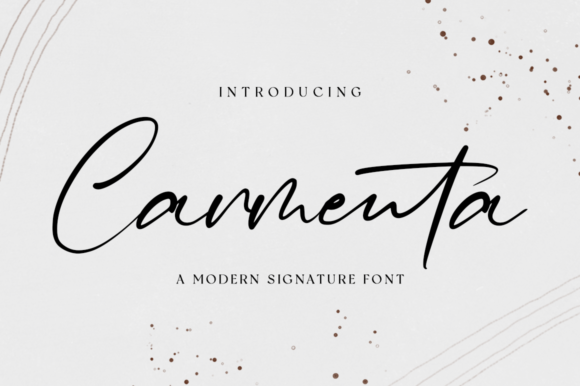 Carmenta: A Graceful Script Font for Elegant Digital Branding