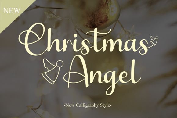 Christmas Angel Script Font for Elegant Digital Design