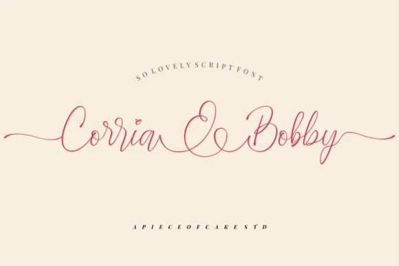 Corria Bobby: A Delicate Script Handwritten Font for Brand Elegance