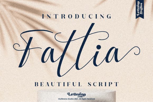 Fattia: A Graceful Script Handwritten Font for Modern Design