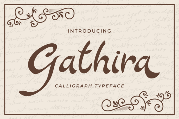 Gathira: An Elegant Script Font for Modern Web Design