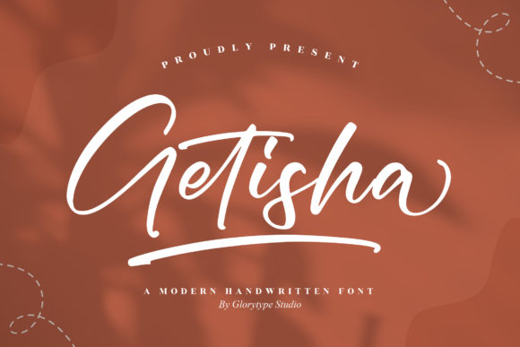 Getisha Script Font for Handmade Makers