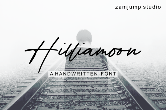 Hilliamoon: A Modern Handwritten Script Font for Thoughtful Design