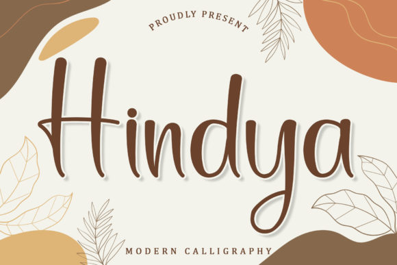Hindya: An Elegant Script Font for Editorial Warmth
