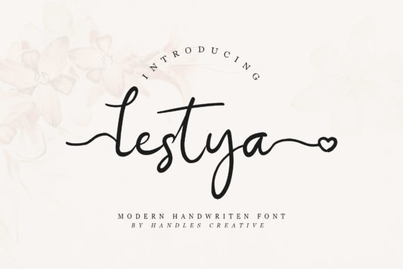 Lestya Script Font for Elegant Branding