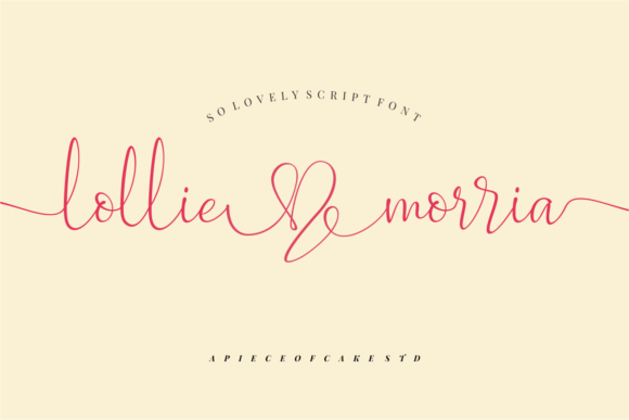 Lollie Morria: Elegant Script Handwritten Font for Digital Design