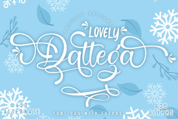 Lovely Dattega: A Sweet Duo Font for Thoughtful Editorial Design