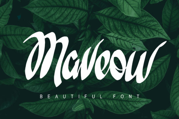 Maveow: A Script Handwritten Font That Elevates Real Business Branding