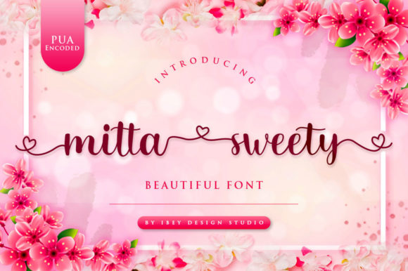 Mitta Sweety: A Romantic Script Handwritten Font for Elegant Web Design