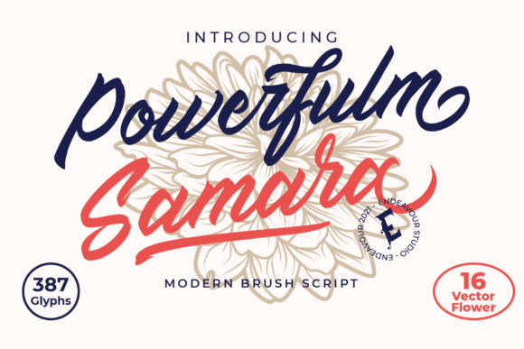 Powerfulm Samara: A Classic Script Font for Real Branding Work