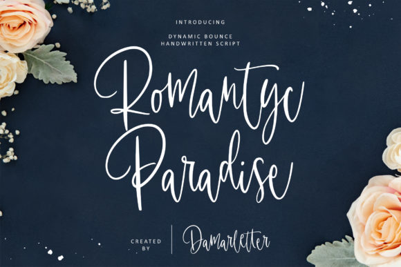Romantyc Paradise Font for Elegant Brand Identity