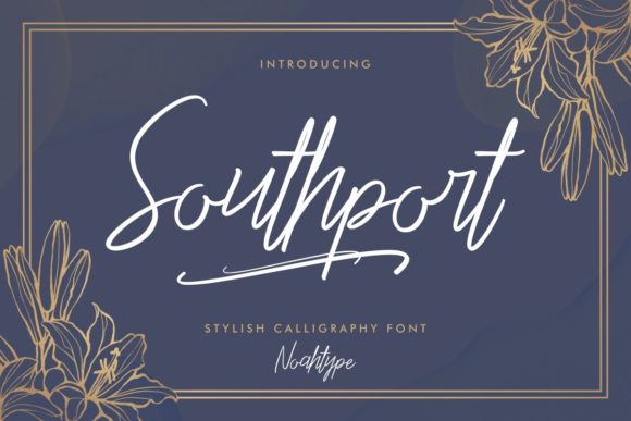 Southport: Elegant Script Handwritten Font for Digital Branding