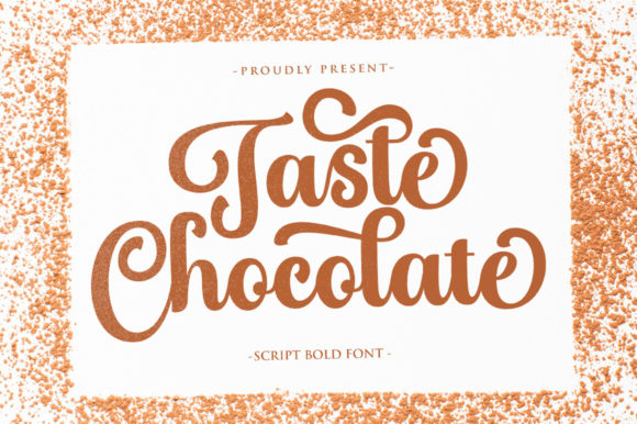 Taste Chocolate Font for Elegant Branding & Script Handwritten Design
