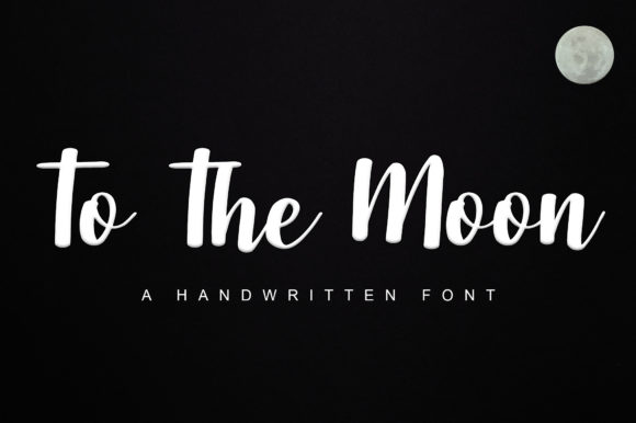To the Moon Script Font for Thoughtful Editorial Design