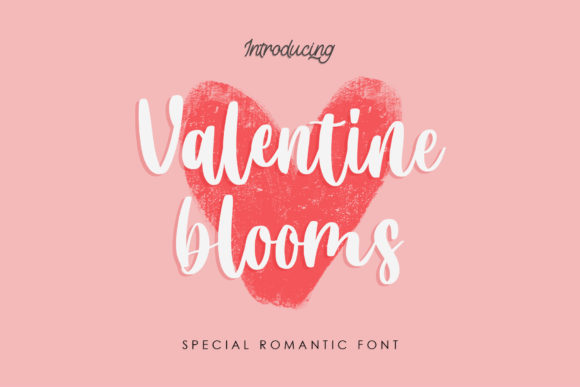 Valentine Blooms Font for Warm, Playful Branding
