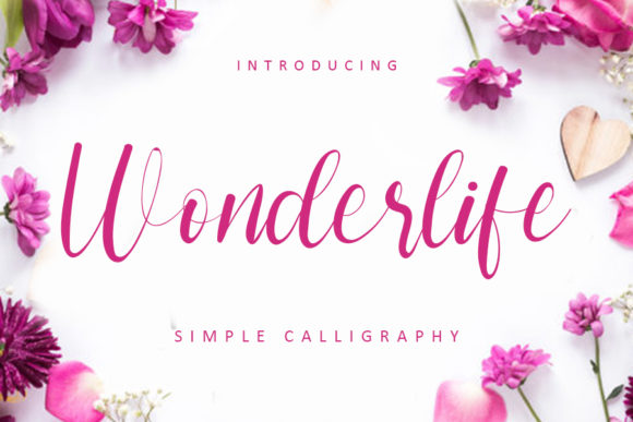Wonderlife Script Font for Elegant Branding
